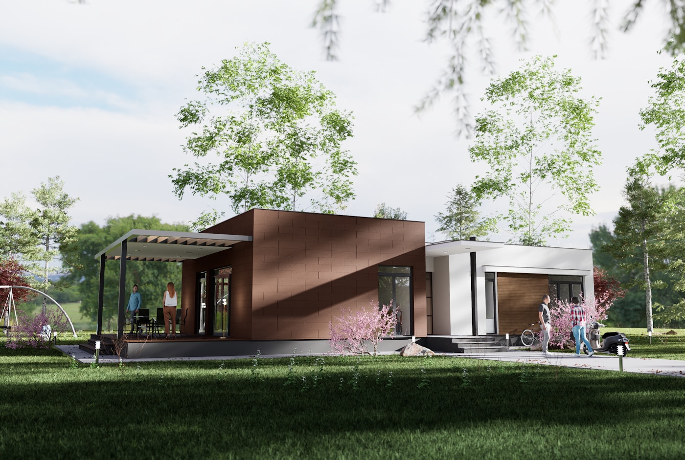 Parque 68, modelo de casa prefabricada modular