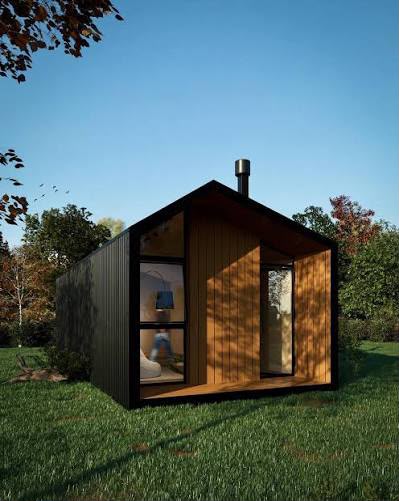 Bosque A, modelo de casa prefabricada cabaña